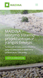 Mobile Screenshot of maidina.lt